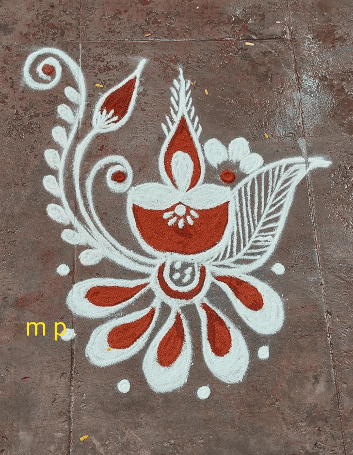 Enthralling Diwali Special Rangoli