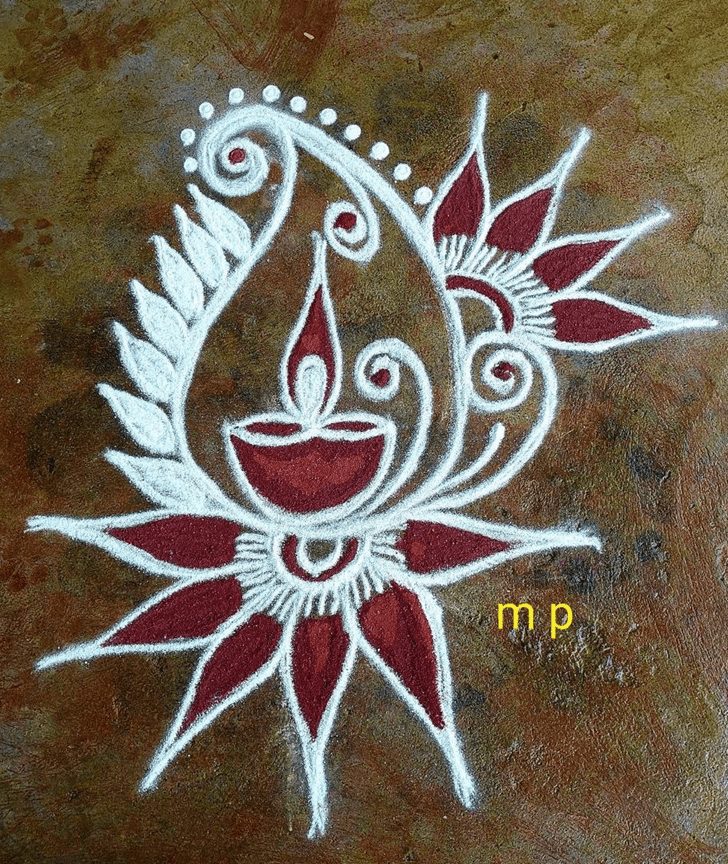 Exquisite Diwali Special Rangoli