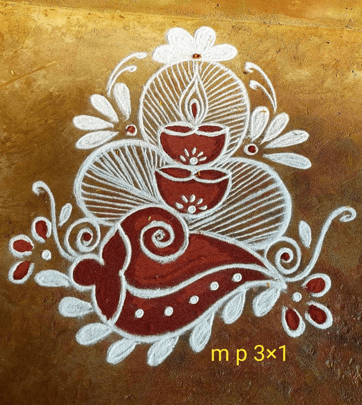 Fine Diwali Special Rangoli