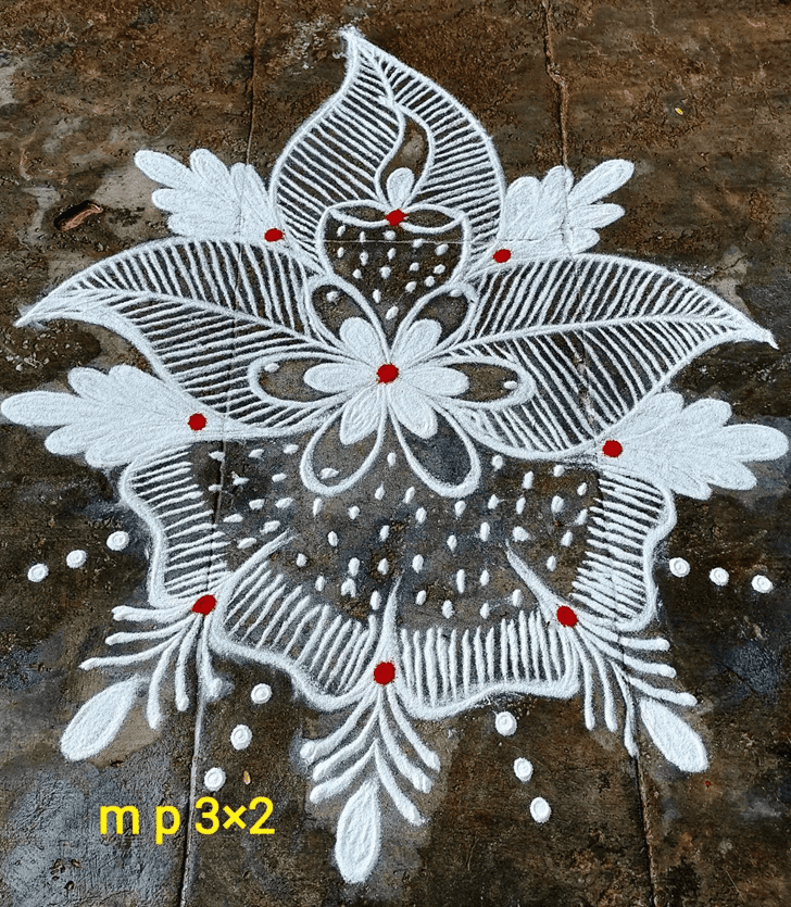 Graceful Diwali Special Rangoli