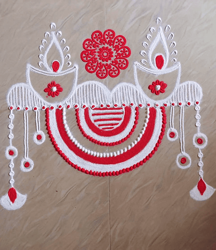 Grand Diwali Special Rangoli