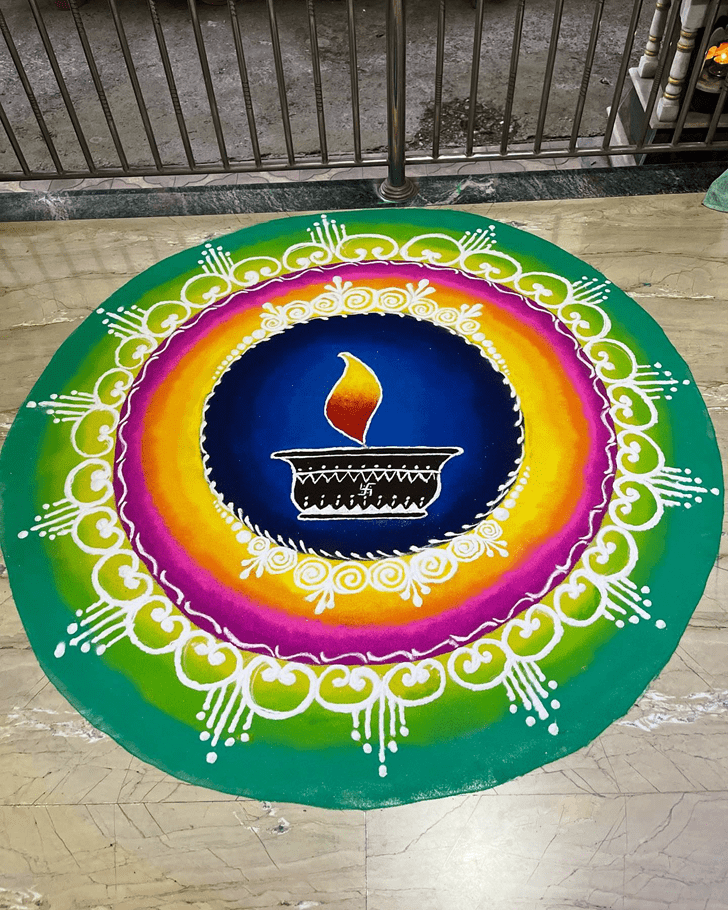 Awesome Diwali Special Rangoli