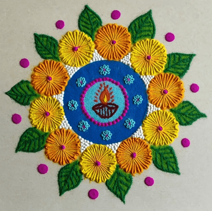 Magnetic Diwali Special Rangoli