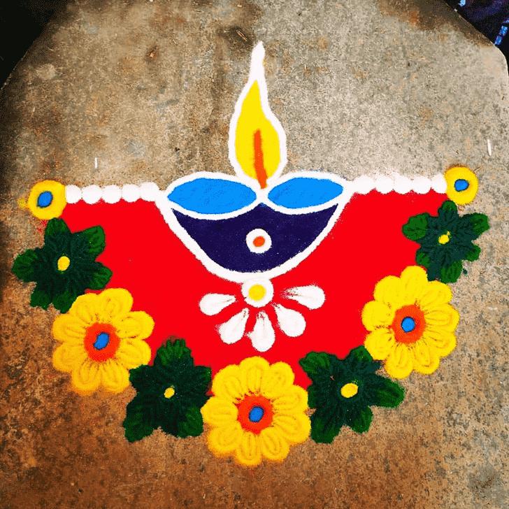 Fair Diya Rangoli