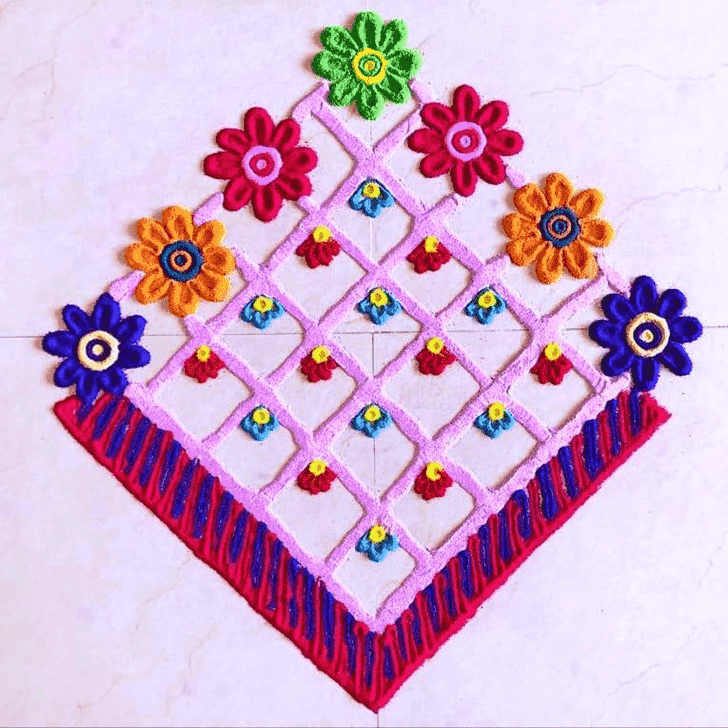 Ideal Door Entrance Rangoli