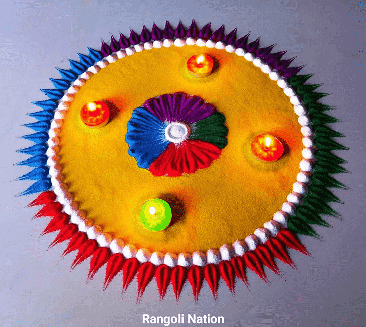 Shapely Door Rangoli