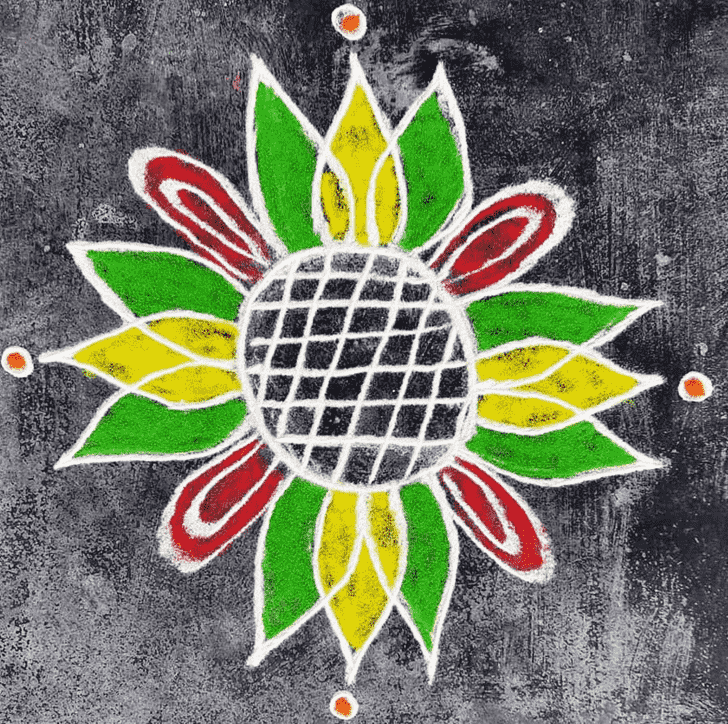 Admirable Easy Rangoli Design