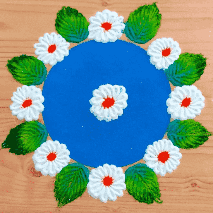 Appealing Easy Rangoli