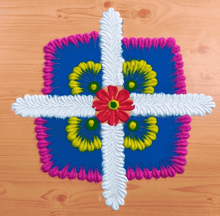 Captivating Easy Rangoli