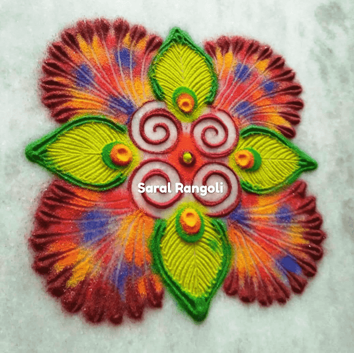 Enthralling Easy Rangoli