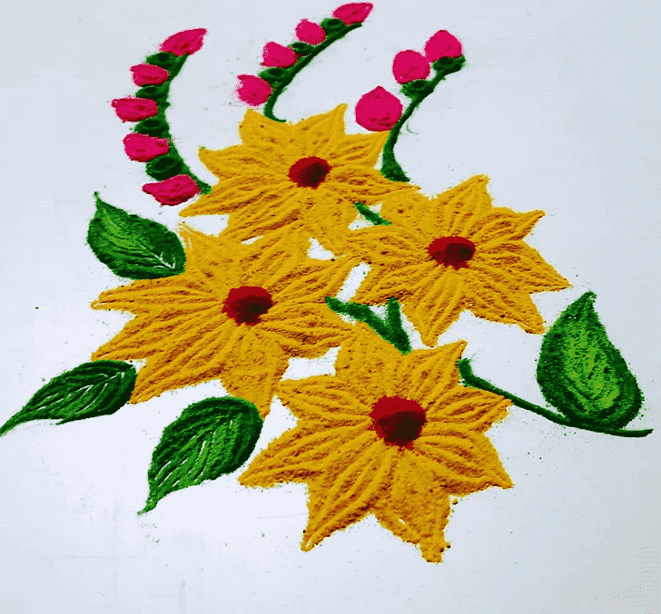 Exquisite Easy Rangoli