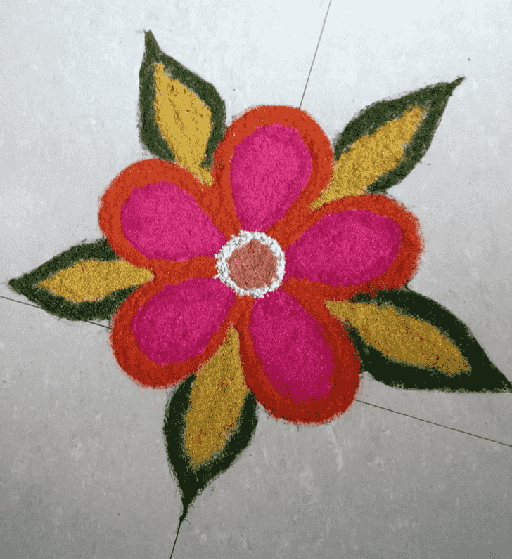 Fascinating Easy Rangoli