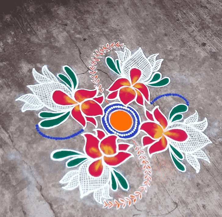 Gorgeous Easy Rangoli