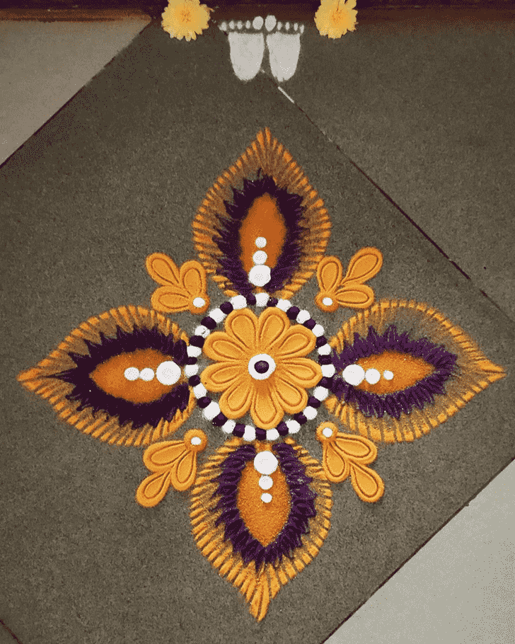 Marvelous Easy Rangoli