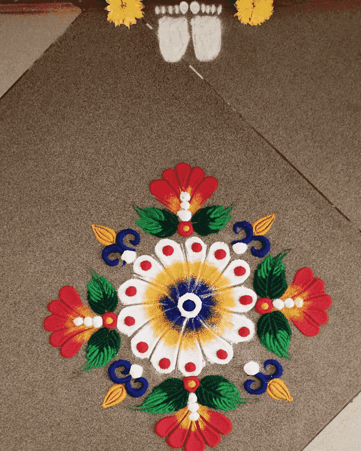 Mesmeric Easy Rangoli