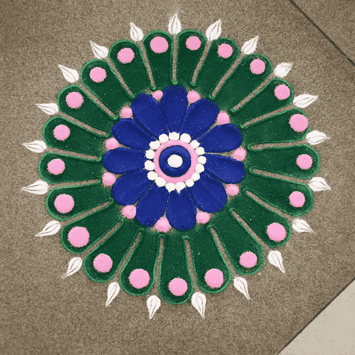 Pretty Easy Rangoli