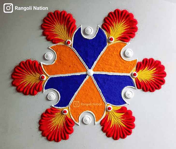 Splendid Easy Rangoli