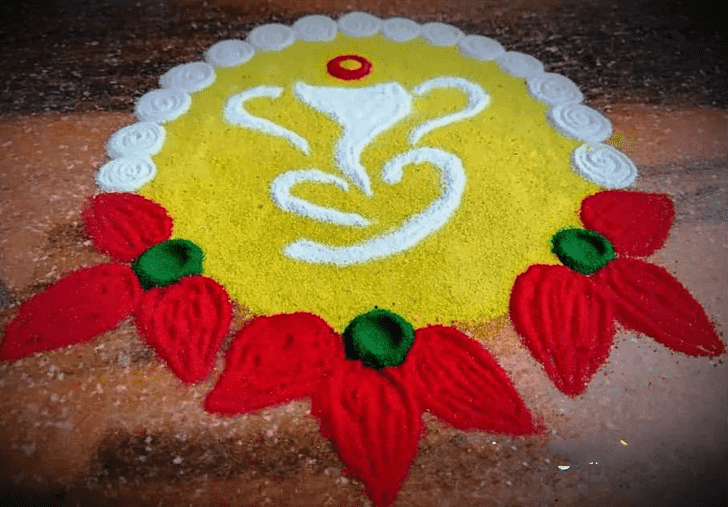 Fetching Ekdant Rangoli