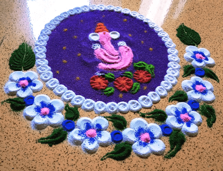 Good Looking Ekdant Rangoli