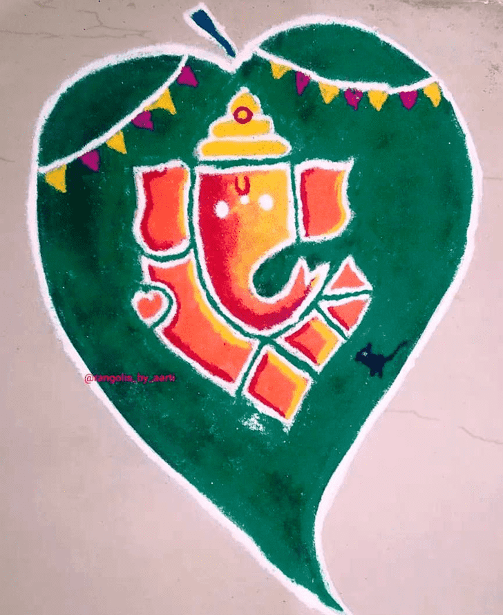 Radiant Ekdant Rangoli