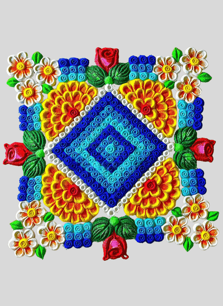 Charming Elegance Rangoli