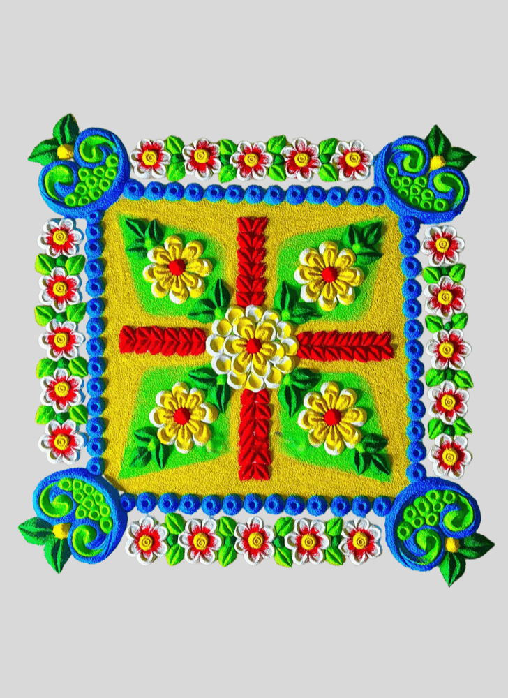 Dazzling Elegance Rangoli