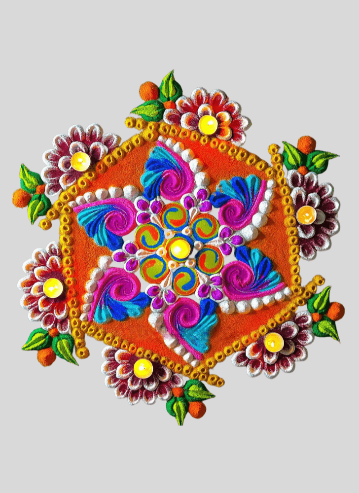 Radiant Elegance Rangoli