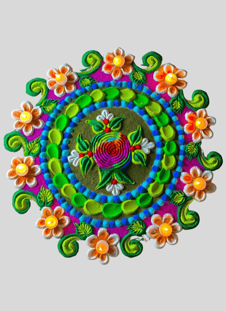 Shapely Elegance Rangoli