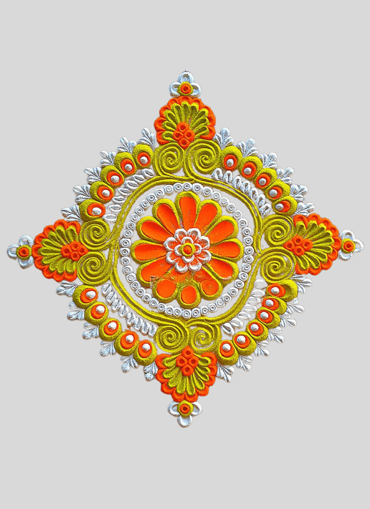 Slightly Elegance Rangoli