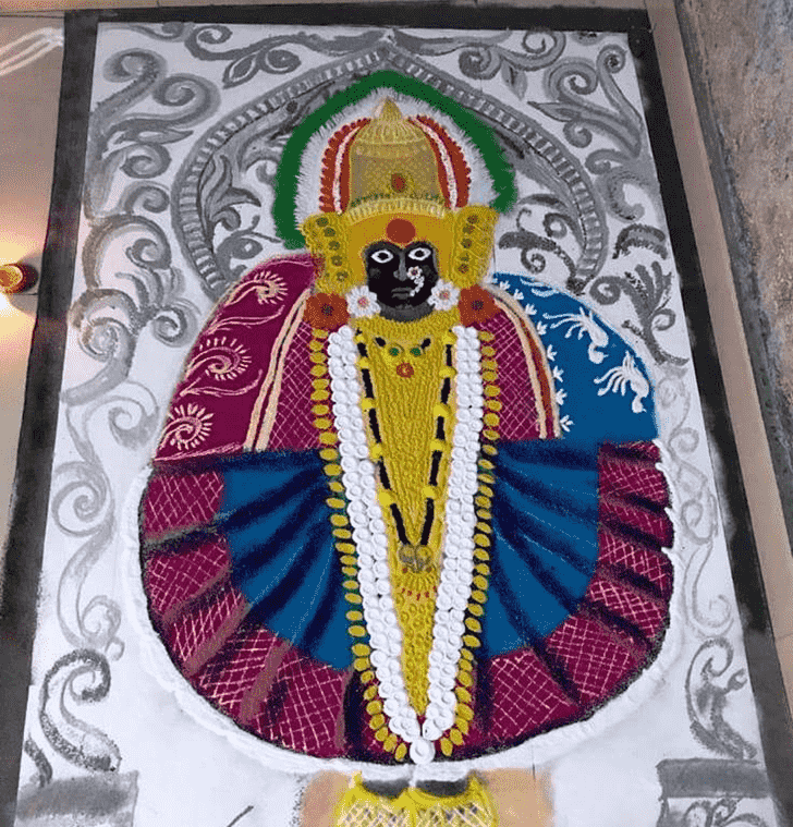 Magnetic Face Rangoli