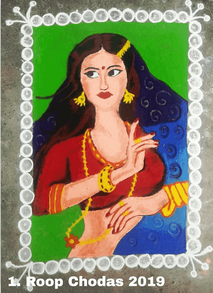 Refined Face Rangoli