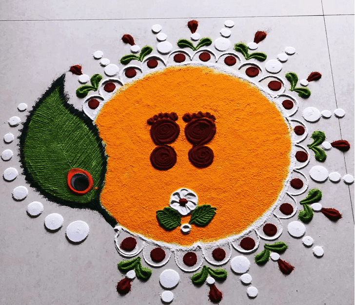 Fair Feet Rangoli