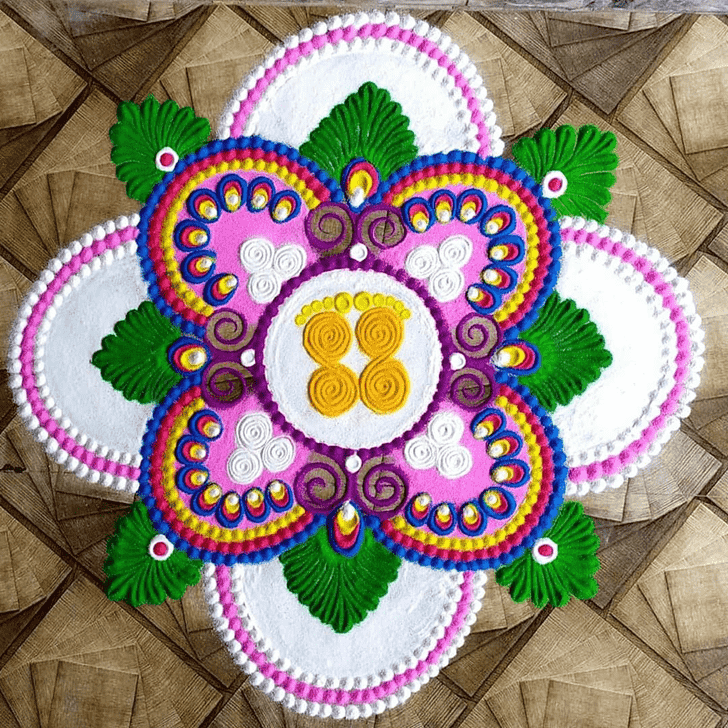 Angelic Festival Rangoli