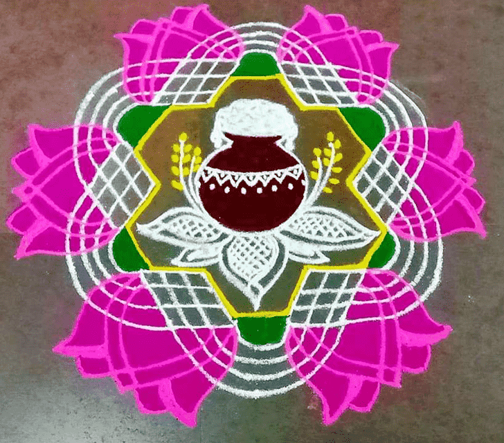 Classy Festival Rangoli