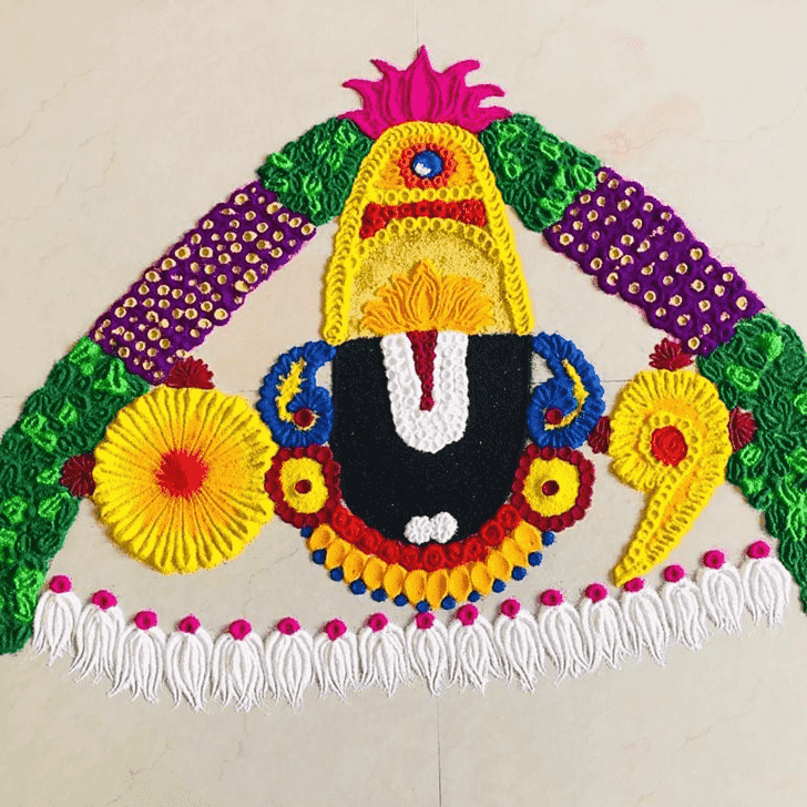 Lovely Festival Rangoli Design