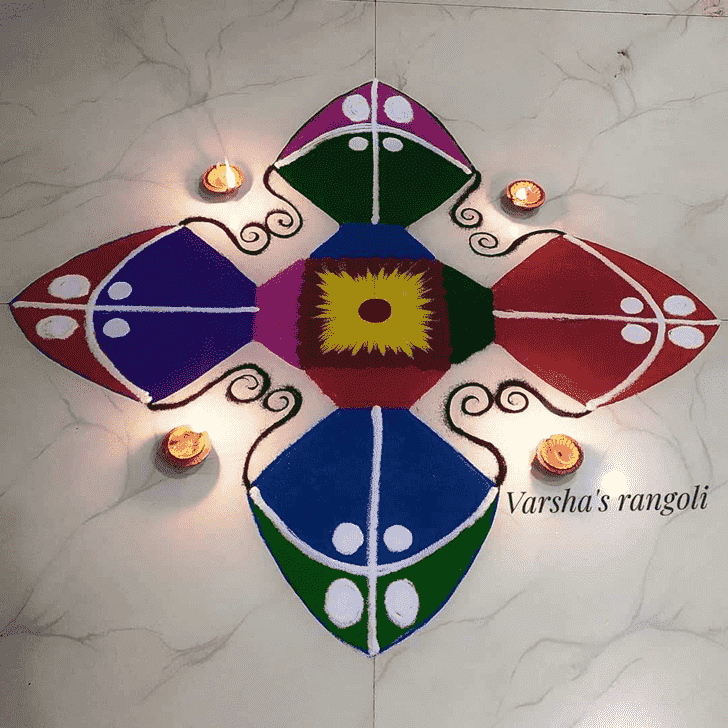 Nice Festival Rangoli