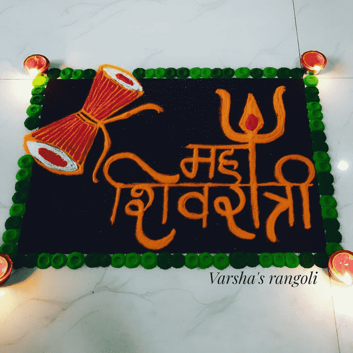 Shapely Festival Rangoli