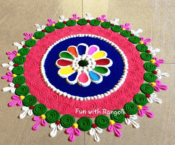 Grand Floor Rangoli