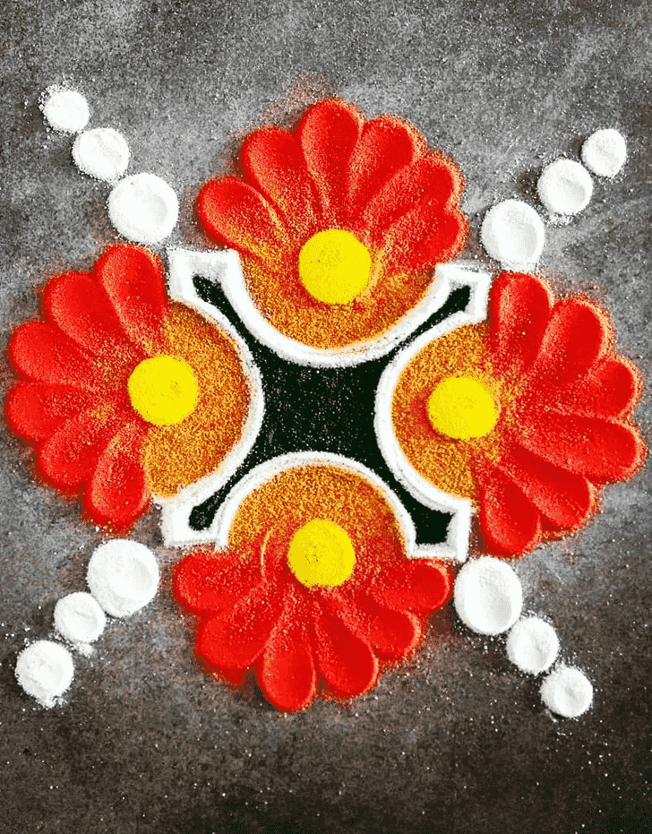 Ideal Flower Rangoli