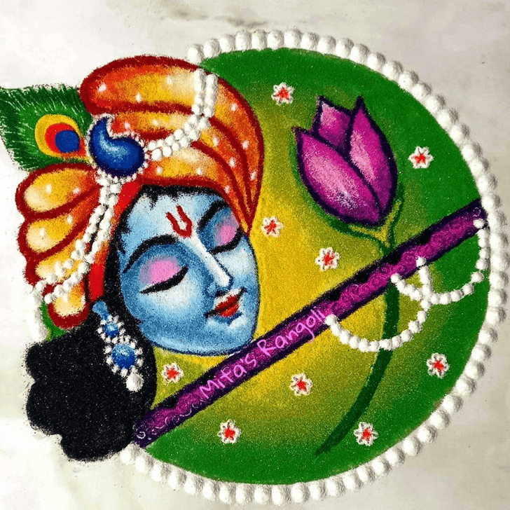 Fair Flute Rangoli