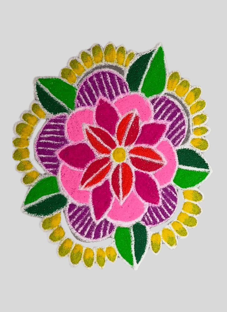 Exquisite Fusion Rangoli