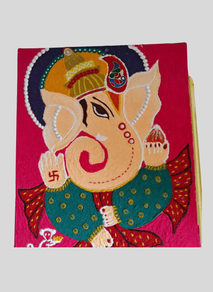 Fetching Gajaanand Rangoli