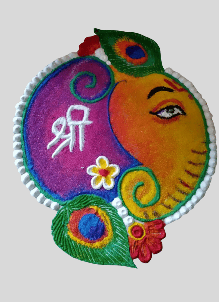 Radiant Gajaanand Rangoli