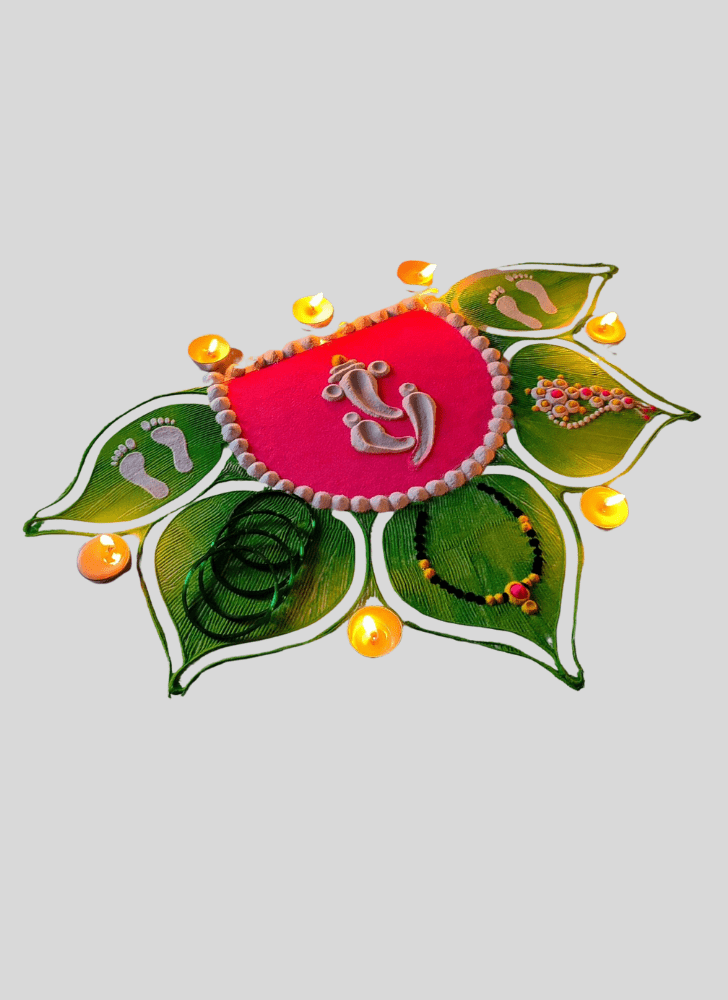 Ideal Gajanana Rangoli