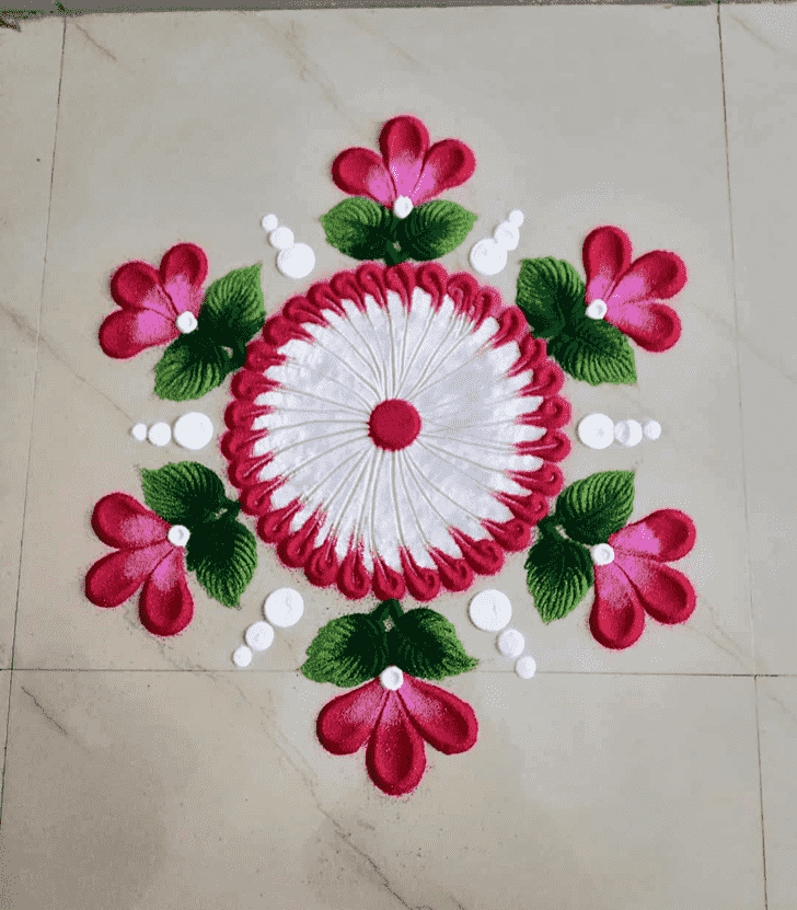 Refined Ganga Dussehra Rangoli