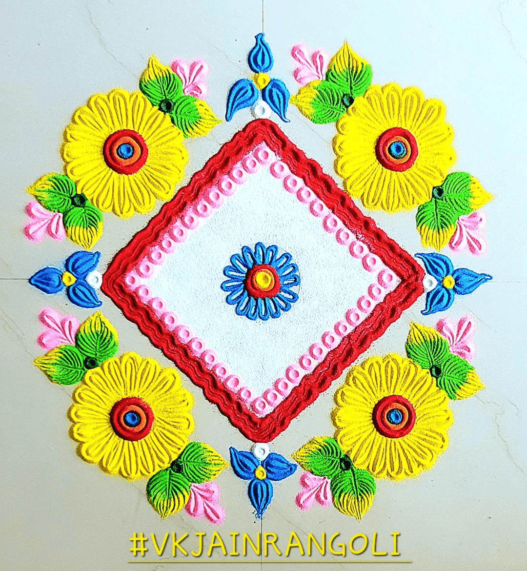 Enticing Ganga Dussehra Special Rangoli