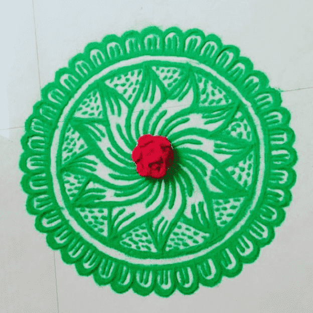 Fetching Ganga Dussehra Special Rangoli