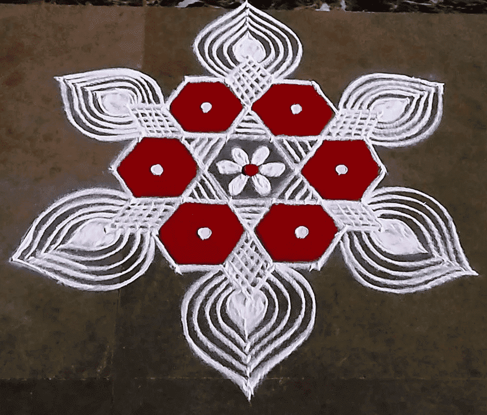 Pleasing Ganga Dussehra Special Rangoli