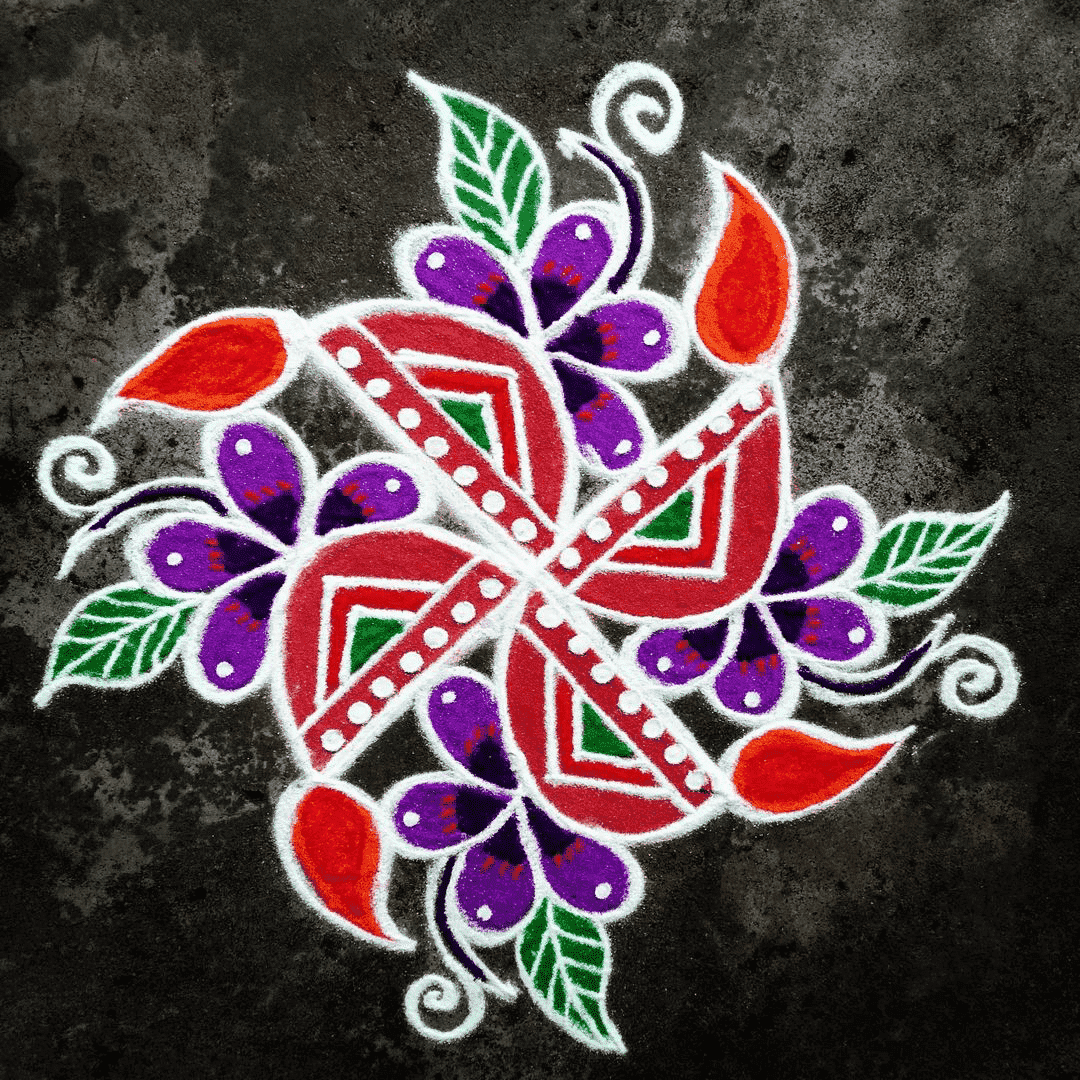 Radiant Ganga Dussehra Special Rangoli