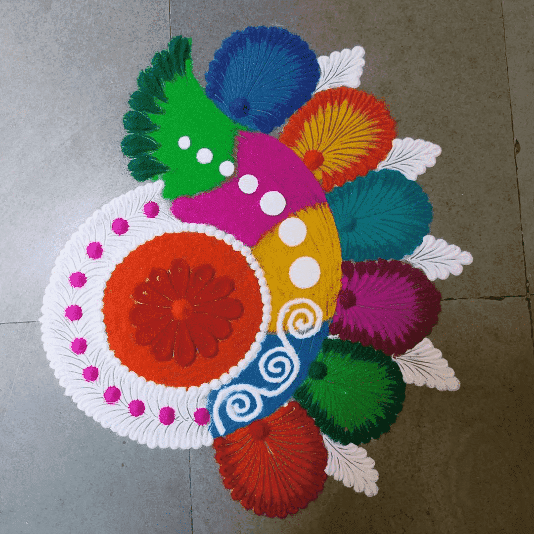 Refined Ganga Dussehra Special Rangoli